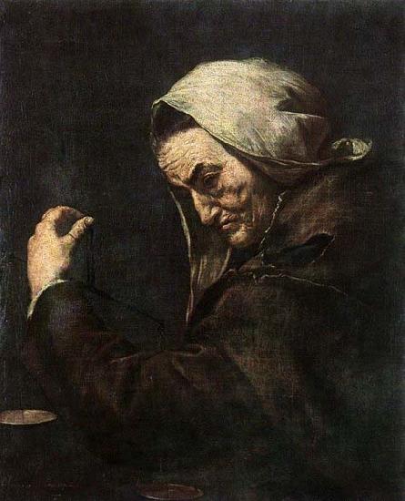 Jusepe de Ribera An Old Money-Lender France oil painting art